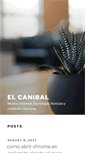 Mobile Screenshot of elcanibal.com